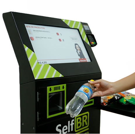 Totem de autoatendimento SelfBR