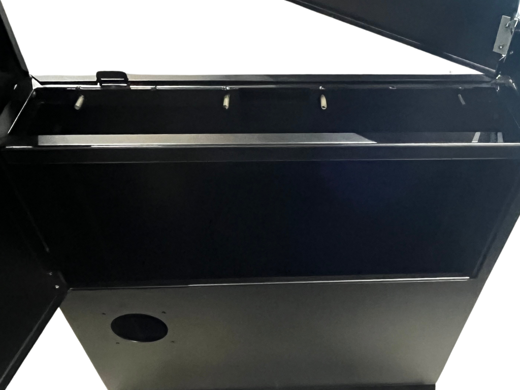 Gabinete para montagem de Totem de Autoatendimento SelfBR -  Porta Frontal com Abertura para Leitor de Código de Barras