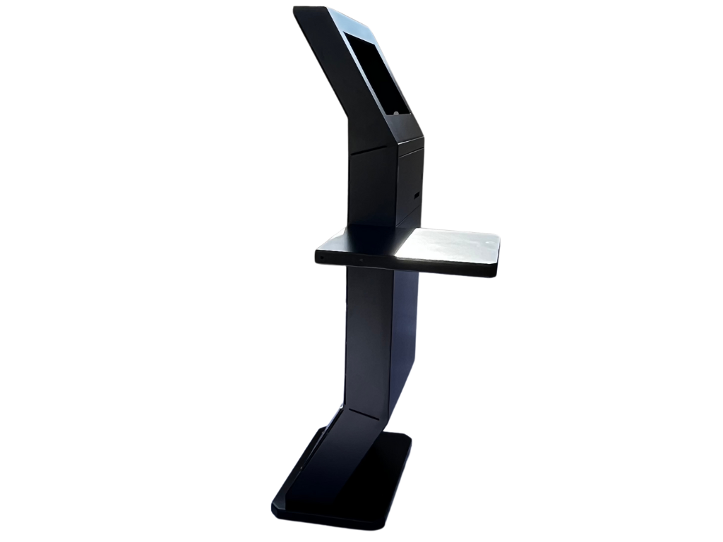 Gabinete para montagem de Totem de Autoatendimento SelfBR -  Porta Frontal com Abertura para Leitor de Código de Barras