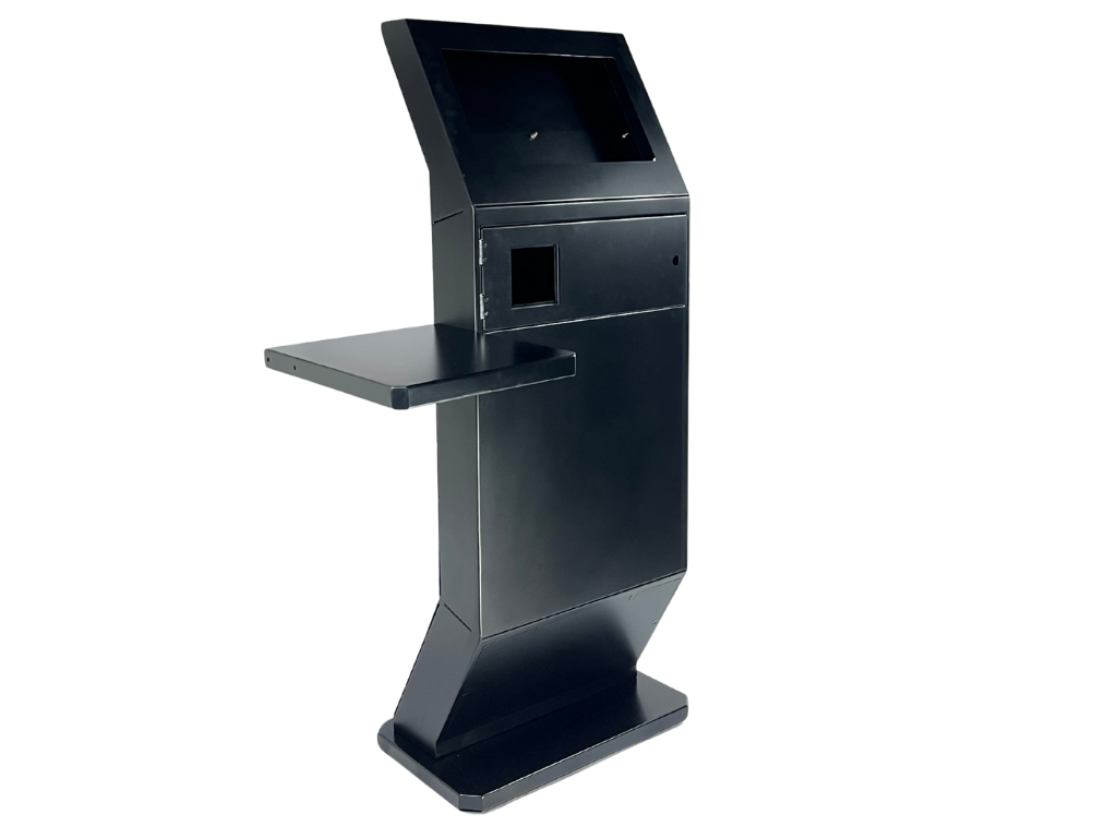 Gabinete para montagem de Totem de Autoatendimento SelfBR -  Porta Frontal com Abertura para Leitor de Código de Barras