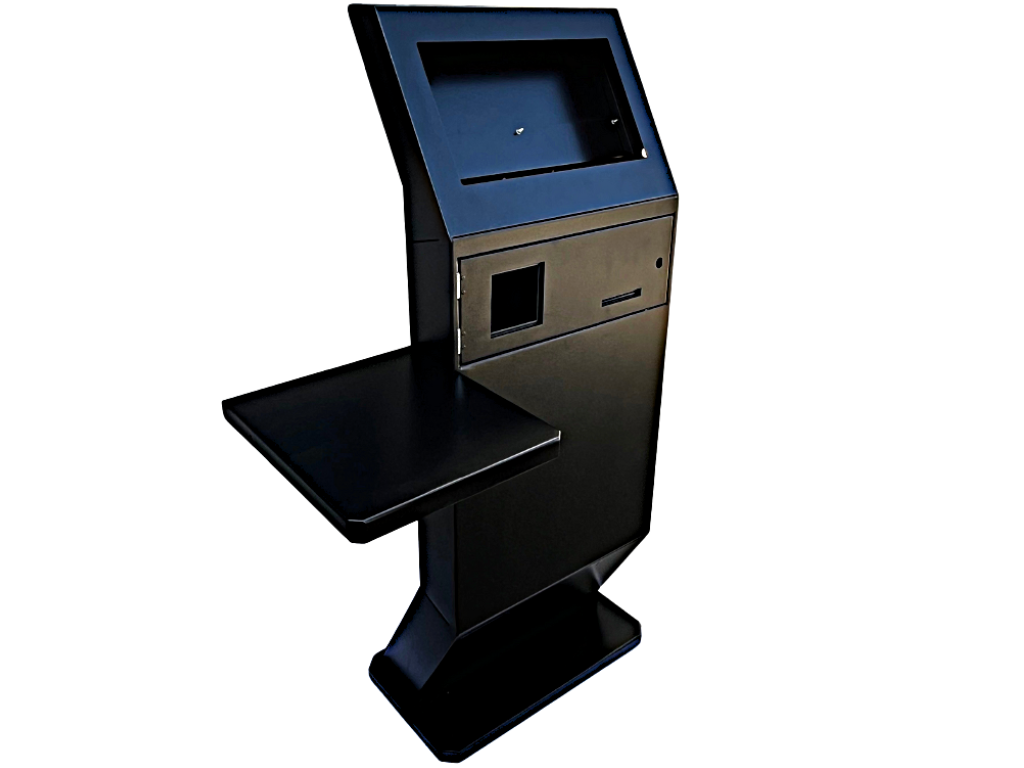 Gabinete para montagem de Totem de Autoatendimento SelfBR -  Porta Frontal com Abertura para Impressora e Leitor de Código de Barras