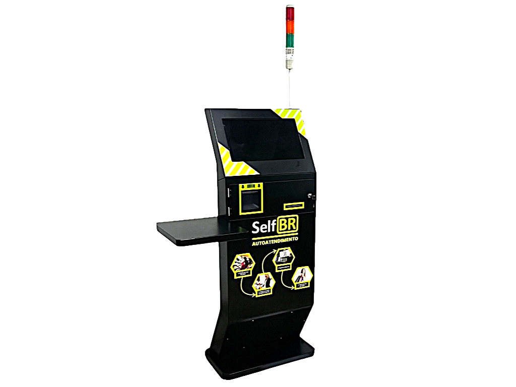 Totem de Autoatendimento SelfBR Completo + Semáforo - Hardware