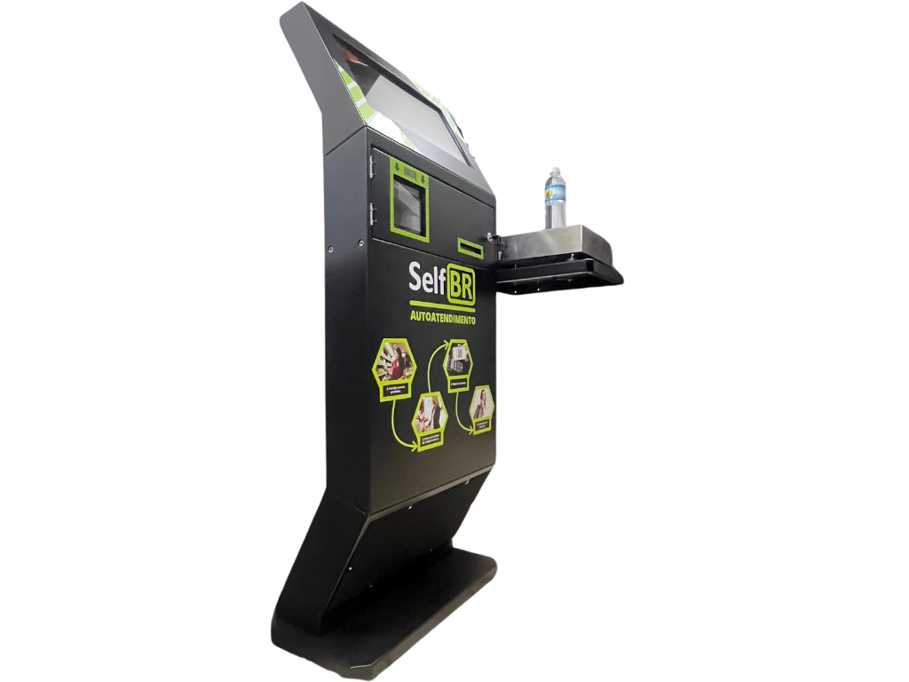 Totem de Autoatendimento SelfBR Básico + DDO Frente Autoatendimento - Versão Pesagem de Produtos (Padarias e Afins)