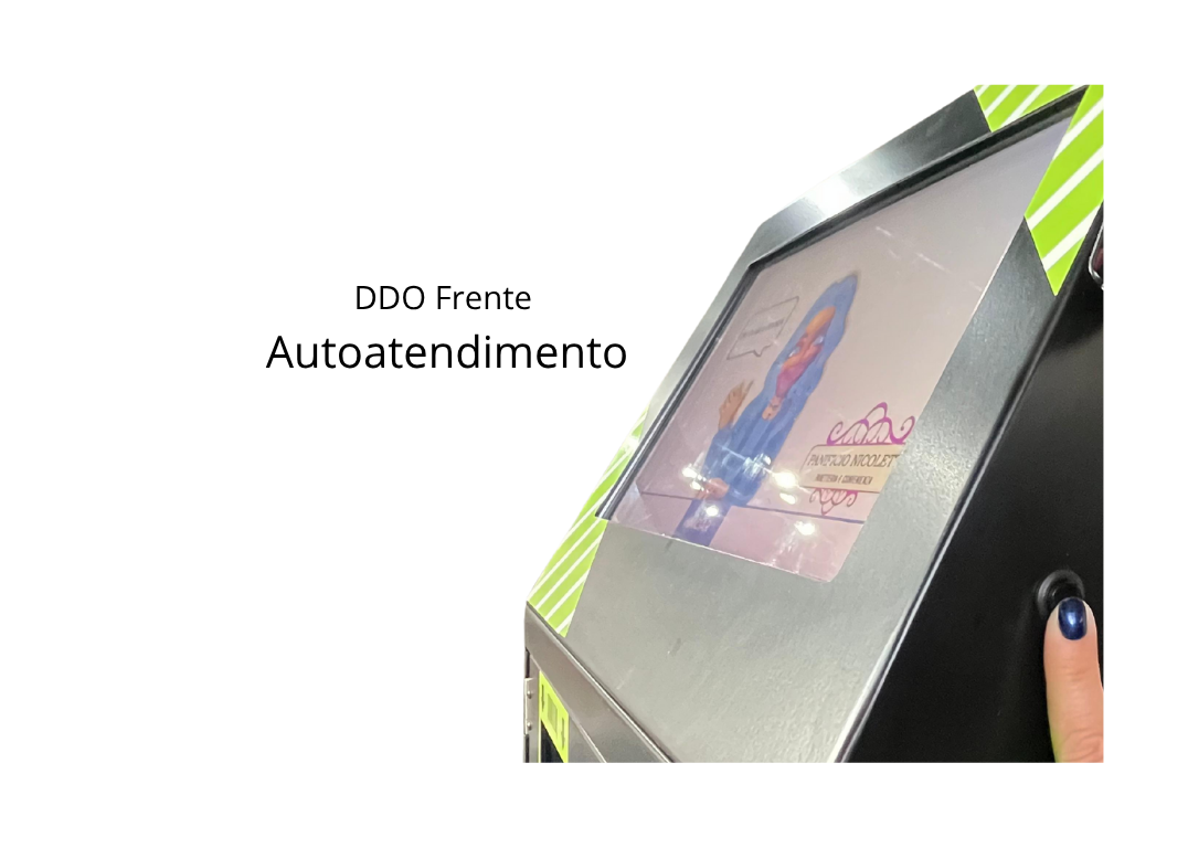 Totem de Autoatendimento SelfBR Básico + DDO Frente Autoatendimento - Versão Pesagem de Produtos (Padarias e Afins)