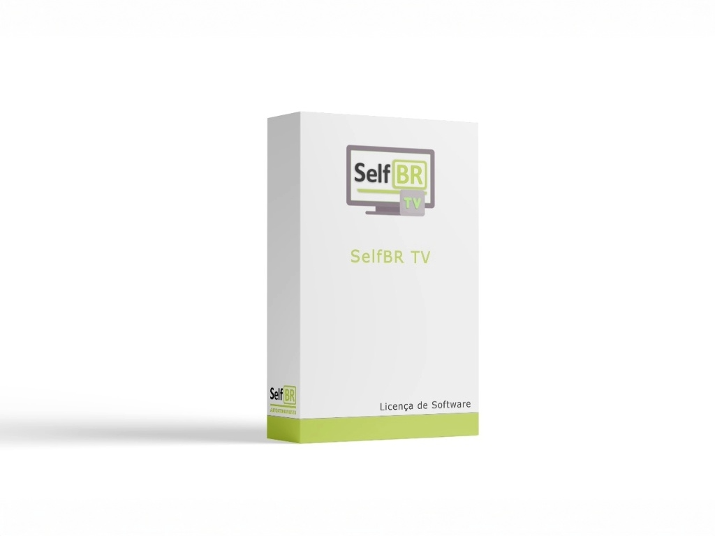Totem de Autoatendimento SelfBR Básico + SelfBR TV para Emissão de Senhas