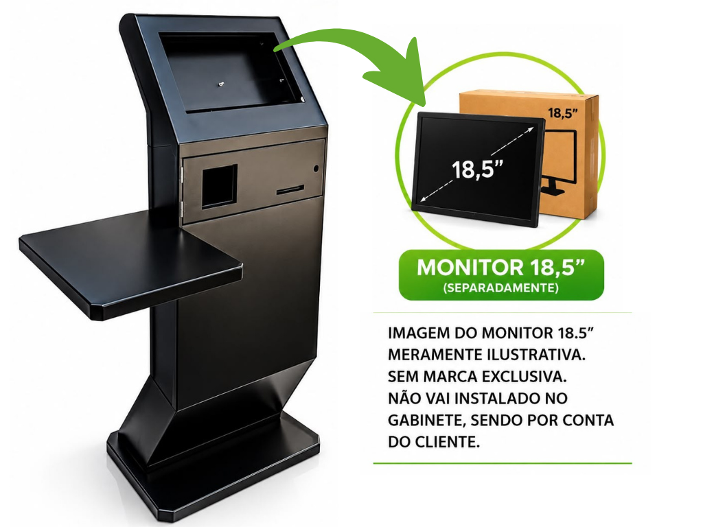 Gabinete  + Monitor Touchscreen 