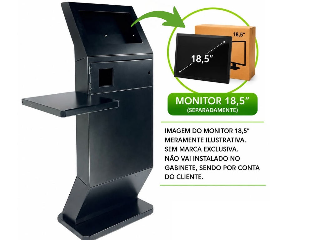 Gabinete  + Monitor Touchscreen 