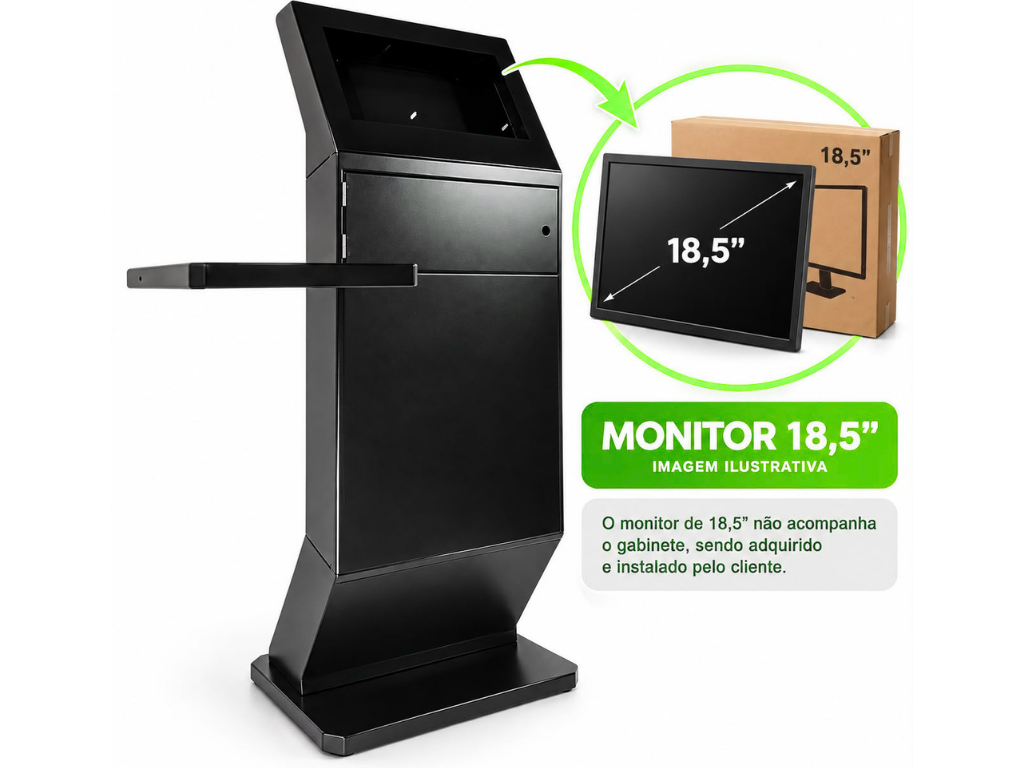 Gabinete  + Monitor Touchscreen 