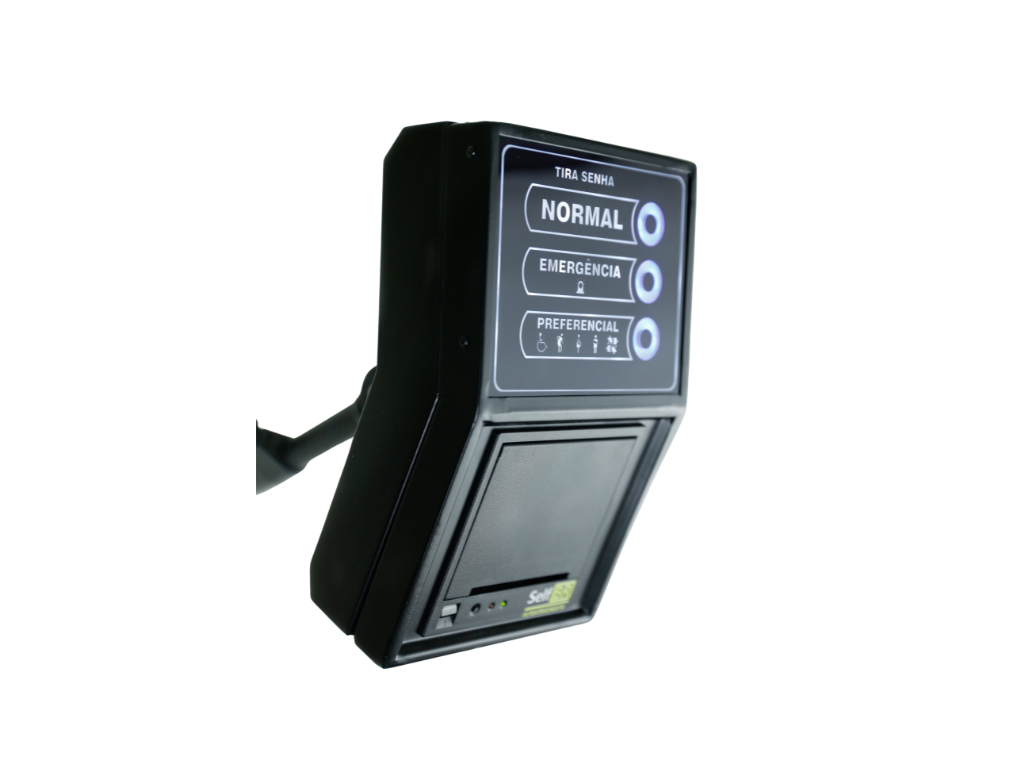 Tira Senha SelfBR - Painel de 3 Botões com Wi-fi