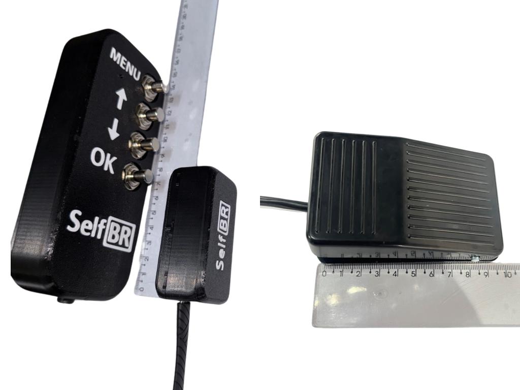 Controle Remoto Gigante SelfBR + Pedal de Acionamento