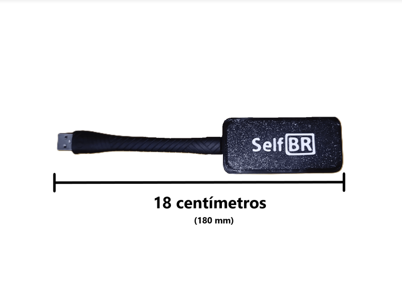 Controle Remoto Gigante SelfBR Lite  + Pedal de Acionamento