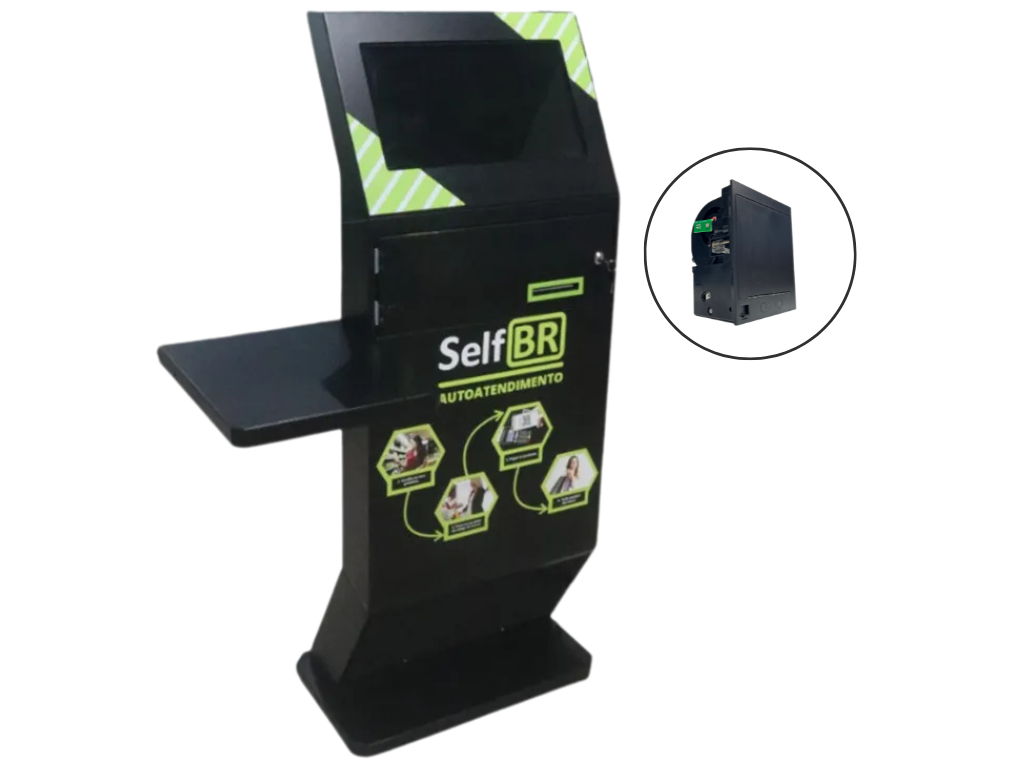 Totem de Autoatendimento SelfBR Básico + Impressora Térmica 80mm - Hardware