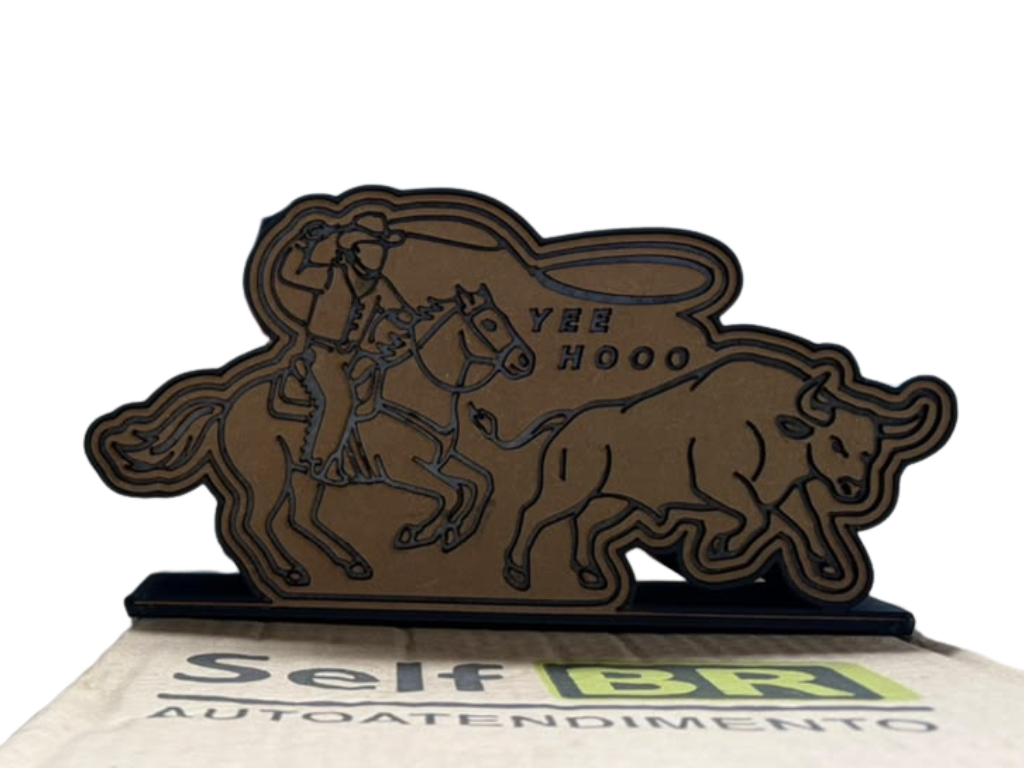 Luminária Cowboy Laçador  SelfBR