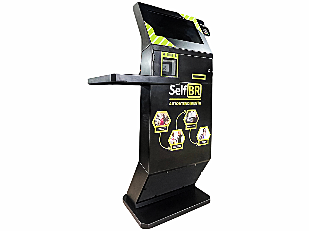 Totem de Autoatendimento SelfBR Completo + PINPAD - Hardware
