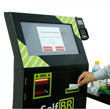Emissão de comprovante de venda no Totem de Autoatendimento SelfBR