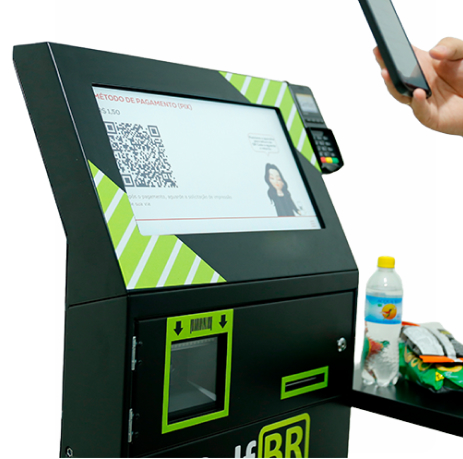 Pagamento via QRCode no Totem de Autoatendimento SelfBR